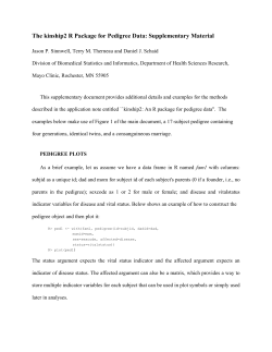 The kinship2 R Package for Pedigree Data: Supplementary Material
