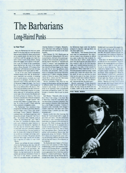 The Barbarians - Provincetown History Project