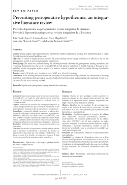 Preventing perioperative hypothermia: an integra