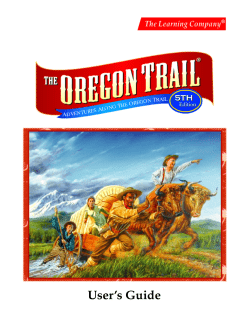 Oregon Trail&reg; 5th Edition, Adventures Along the Oregon Trail&trade;