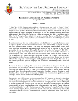 st. vincent de paul regional seminary