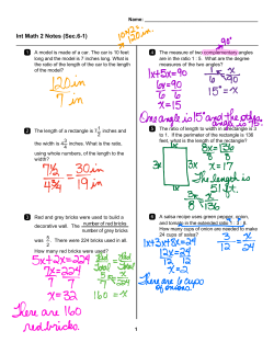 Int Math 2 Notes (Sec.6-1)