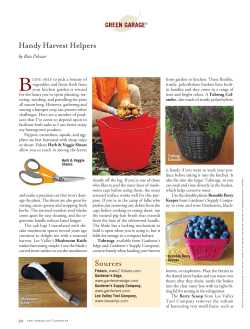 Green Garage - American Horticultural Society