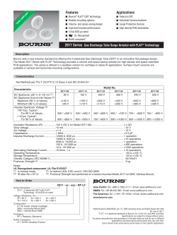 2017 Series, FLAT Datasheet