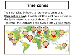 Time Zones