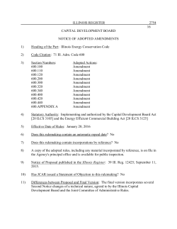 Adopted Amendments for the 2015 IECC