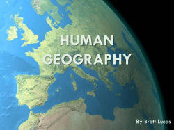 human GEOGRAPHY - Brett`s Geography Portal