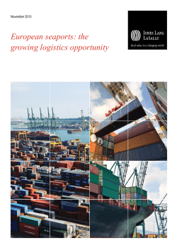 European seaports: the growing logistics opportunity