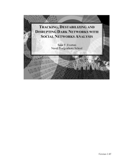 Disrupting Dark Networks