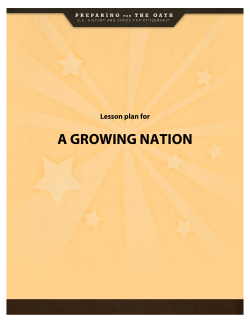 lesson plan. - National Museum of American History