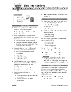 a. x + 3y = 9