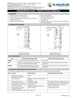 Intelligent Power Factor Controller