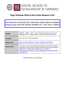 Full Text - Digital Access to Scholarship at Harvard