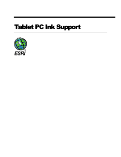 Tablet PC Support Document