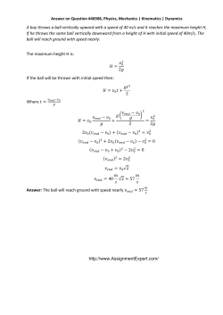 A boy throws a ball vertically upward with a speed of 40 m/s and it