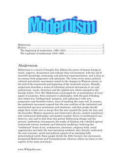 Modernism - CSUN.edu