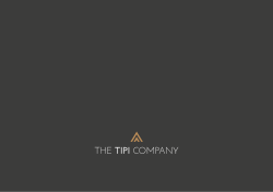 Brochure - The Tipi Company