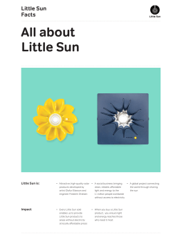 Little Sun Facts