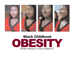 Black Childhood Obesity - Institute for Advanced Journalism Studies