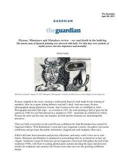 The Guardian Picasso: Minotaurs and Matadors review