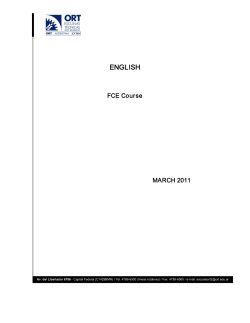 english - Campus Virtual ORT