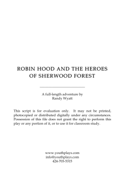 robin hood and the heroes robin hood and the heroes of sherwood