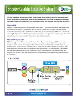 Selective Catalytic Reduction System