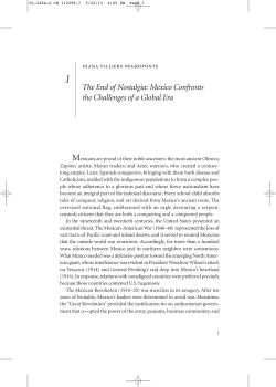 The End of Nostalgia: Mexico Confronts the Challenges of a Global