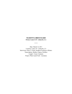 Madonna Broussard - Laura`s II
