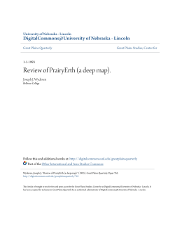 Review of PrairyErth (a deep map).