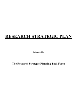 research strategic plan