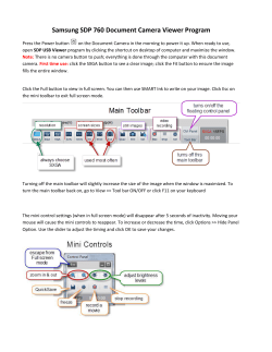 Samsung SDP 760 Document Camera Viewer Program