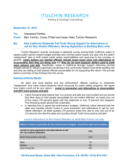 ACLU Statewide Poll Memo