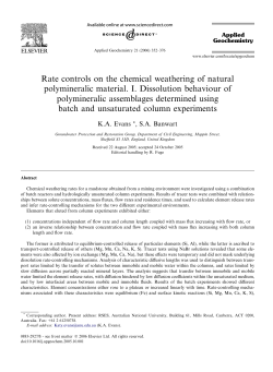 Rate controls on the chemical weathering of natural polymineralic