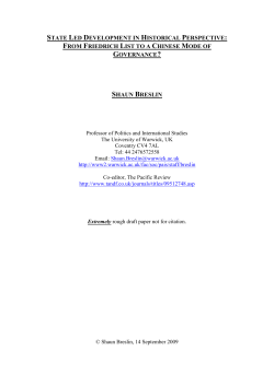 state led development in historical perspective