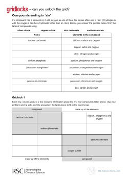 Compound Ending in `ate`