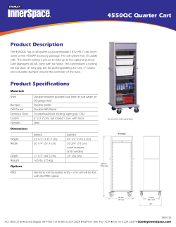 4550QC Quarter Cart - Stanley InnerSpace