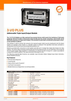 3 I/O PLUS - Global Fire Equipment