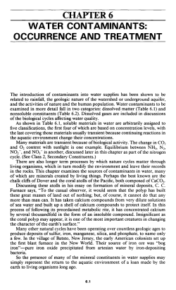 chapter 6 water contaminants