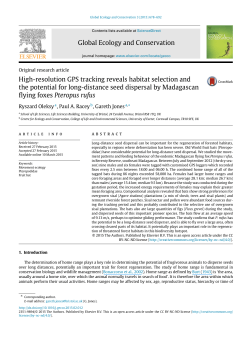 roles in the ecosystem in Madagascar