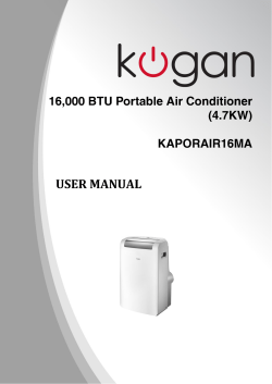 KAPORAIR16MA 16000 BTU Portable Air Conditioner