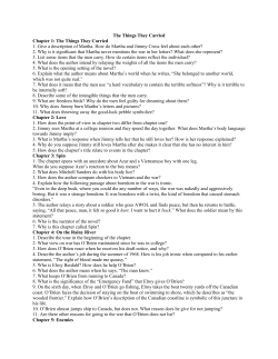 THE THINGS THEY CARRIED STUDY GUIDE