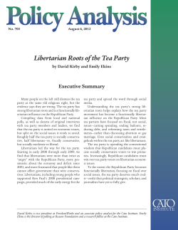 Libertarian Roots of the Tea Party