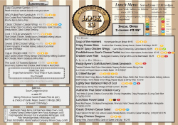 2 cOurSeS €17.95*