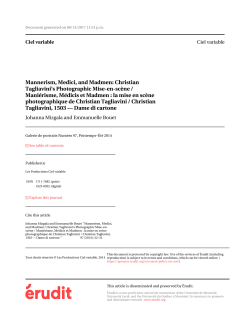 Mannerism, Medici, and Madmen: Christian Tagliavini`s