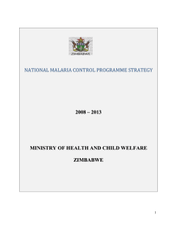 national malaria control programme