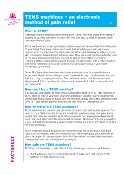 TENS machines