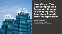 Demographic Change in Sandy Springs, Georgia, a Decade after