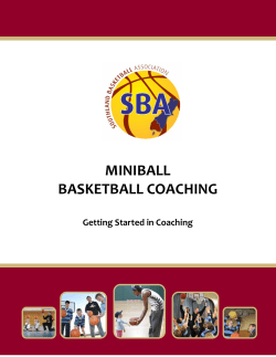 MINIBALL BASKETBALL COACHING