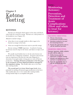Ketone Testing